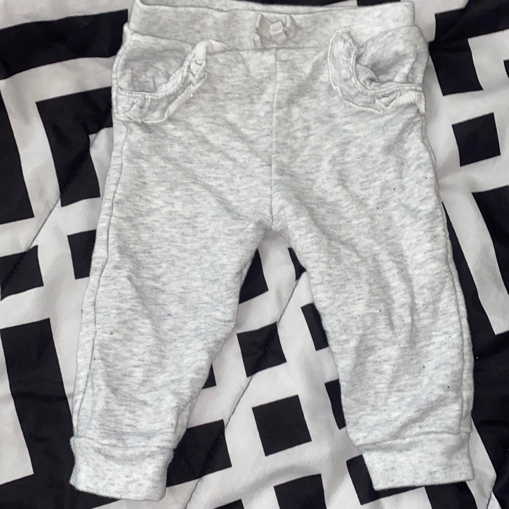 Light grey with sparkles sweatpants